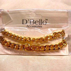D'Bello Chain Link Necklace Gold-tone